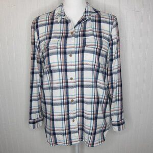 Madewell Ex-Boyfriend Flannel Shirt Size S